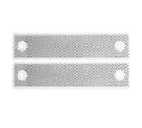 NAMOARLY Guardrail Safety Reflective Marker 2Pcs Rectangular White Highway Road Sign 180X40Mm for Road Boundary Indication