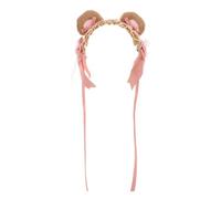 NAMOARLY Hair Accessory Cute Polyester Lightweight and Comfortable Lolita Headband with Plush Bear Ears Cosplay for Women, for Costume Cosplay and Conventions