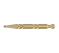 NAMOARLY Handheld Brass Facial Massage Stick Double-Headed for Neck and Shoulder Skin Elasticity Improvement and Acupressure Therapy