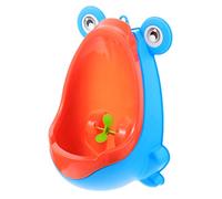 NAMOARLY Hanging Frog Urinal for Boys with Rotating Water Wheel and Deep Trough Fun Cartoon Potty Training Urinal to Aim and Prevent Splashing Boy Training Potty for Bathroom Use