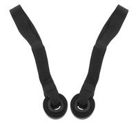 NAMOARLY Heavy Duty Door Anchor 2Pcs Multi-Position Strap Support for Resistance Band Exercises at Home Gym Black