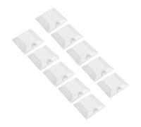 NAMOARLY High-reflectivity Reflective Pavement Markers 10pcs Road Lightweight Abs Raised Structure for Easy Installation for Driveway Entrance and High-traffic Highway