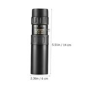 NAMOARLY High Resolution Monocular Telescope Lightweight Outdoor Optical Zoom for Bird Watching Hiking Stargazing Black Handheld Scope with Clear View and Eye Comfort Design
