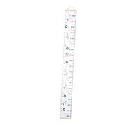 NAMOARLY Kids Height Chart Wall Hanging Growth Chart for Baby Room Measurement Canvas Ruler 20x200cm African Design for Nursery and Classroom