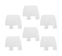 NAMOARLY Kitchen Sink Splash Guards Easy Installation with Cups 6pcs Splash Proof Barrier Streamlined White Design for Modern for Vegetable Cleaning and Dishwashing