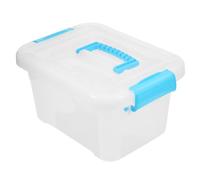 NAMOARLY Laundry Pod Storage Box with Handle - Transparent Laundry Dispenser Container for 100 - Minimalist Design for Laundry Room Organization