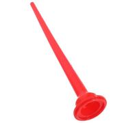 NAMOARLY Long Red Caulk Nozzle Extension for Sausage Gun, Thin Soft Glue Tank Applicator Tip, Reusable Caulking Finger Tool for Construction and Sealing Applications