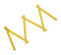 NAMOARLY M Folding Measuring Stick Wooden Ruler with High Precision and Wear-resistant Features, 6-fold Foldable Ruler for Carpentry Measuring Tools and Woodworking in Home Improvement