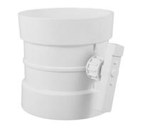 NAMOARLY Manual Valve Air Duct Damper Extractor Fan Vent Damper White PVC Reliable Withstands Harsh Environmental Conditions for Residential Ventilation System