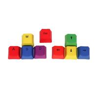 NAMOARLY Mechanical Keyboard Keycaps Assorted Color 9pcs Easy to Install and Protect Keyboard Keys Made of Synthetic Material for Office and School Use