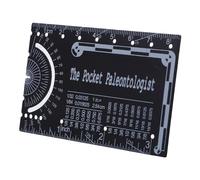 NAMOARLY Metric Pocket Engineering Ruler with Metal Protractor Compass Scale, Civil Engineer's Portable Measurement Tool for Mechanical and Lab Use, Compact Pocket Scale for Architects