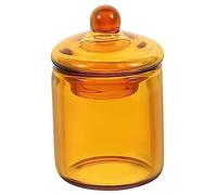 NAMOARLY Miniature Glass Canister for Doll House Ornaments Smooth Mini Jewelry Storage Jar Tiny Dollhouse Accessories Decoration for Kitchen Dining Room Bar