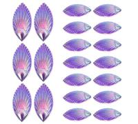 NAMOARLY Miniature Shell Ornament Resin Shell Charms 20pcs for DIY Decor