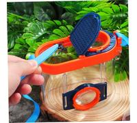 NAMOARLY Multi-magnification Insect Viewer Box for Transparent Plastic Observation Case with Storage for Bugs Plants and Rocks Safe Exploration Tool for Outdoor Science Experiments