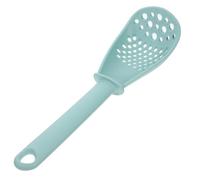 NAMOARLY Multipurpose Kitchen Spoon Masher Colander Scoop in Light Blue, Food-Grade Multi-Function Potato Crusher and Strainer for Home Cooking and Food Preparation