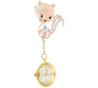 NAMOARLY Nurse Watch Zinc Alloy Hanging Lapel Watch Digital with Quartz Movement Sturdy Material Convenient Fashion Design for Nurses and Doctors for Hospital Use