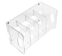 NAMOARLY Plastic Book Organizer Bookends for Desktop Bookshelf, Space-saving Multifunctional Book Divider Rack, for Home and Bookcase Use