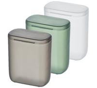 NAMOARLY Plastic Organizer Small Storage Box with Lid for Personal Accessories and Data Cable Storage, Compact Size 3.58 X 3.07 X 1.81 Inch