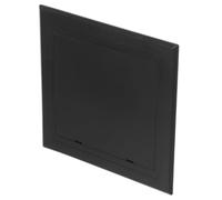 NAMOARLY Plumbing Access Panel Cover 150x150mm Black Plastic Wall Hole Access Door for Bathroom and Kitchen Maintenance Drywall Inspection Hatch