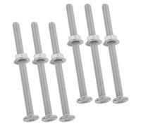 NAMOARLY Pool Ladder Bolt and Nut Replacement Kit 6 Sets Stainless Steel M6x80 with Secure Fit and Simple Installation for-ground Pools for Vacation Homes