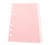 NAMOARLY Pp Binder Index Dividers with Detachable Pages 6 Sheets and Quick Sorting Aesthetic Notebook Dividers for Organising Files for Professional and Personal Settings