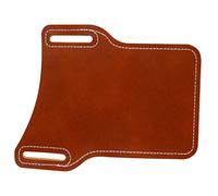 NAMOARLY PU Leather Cell Phone Waist Bag Practical Mobile Phone Protective Pouch for Men Brown Color for Outdoor Activities Shopping and Hiking