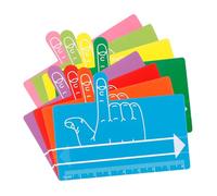 NAMOARLY Reading Strips 8 Pack ABS Bookmarks for Dyslexia Support and Progress Tracking Students Reading Aid Tool