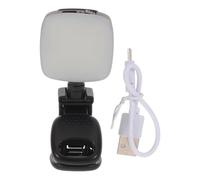 NAMOARLY Rechargeable Mobile Phone Selfie Light with Adjustable Clip-on Mirror and High-capacity Battery, Plastic Portable Selfie Ring Light for Smartphone Vlogging and Instant Phone Vlog