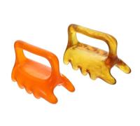 NAMOARLY Resin Body Massage Tools 2Pcs Set for Neck and Shoulder Acupoint Pressure and 3.54X2.56X2.17 Inch
