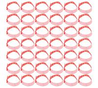 NAMOARLY Reusable Comfortable PVC Wristbands Id Wristbands 100pcs for Hospital Patient Identification for Sensitive Skin, Suitable for Adults and Elderly in Nursing and Hospital Settings