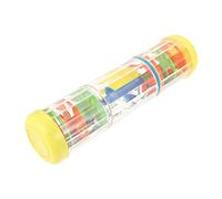 NAMOARLY Rotating Rain Sound Yellow Musical Instrument Teaching Tool for Indoor Outdoor Play Educational Sensory Development Prop