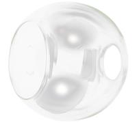 NAMOARLY Round Glass Lampshade for Pendant Lights E27 Socket, 150Mm Diameter Globe Lamp Shade Replacement for Chandelier and Ceiling Fixtures with High Light Transmittance