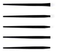NAMOARLY Silicone Makeup Brush Set for 5pcs Lip Applicator and Eyeshadow Brush, Reusable Silicone and Aluminium Tube, Suitable for Hard-to-reach Areas, for Daily and Professional Use