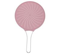 NAMOARLY Silicone Oil Splatter Screen with Hanging Handle Mesh Lid for Frying Pan Cooking Splash Guard Kitchen Tool Random Colour