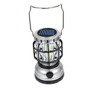 NAMOARLY Solar Handheld Camping Lantern Portable Tent Lamp with USB Rechargeable Battery Outdoor LED Light for Emergency Hiking Fishing and Adventure