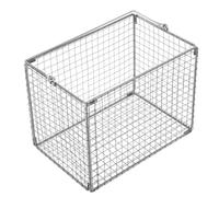 NAMOARLY Stainless Steel Draining Filtering Basket with Handle Enhanced Filtration Steam Sterilization Resistant Silver Metal Parts Cleaning Basket for Research Development Applications