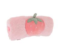 NAMOARLY Strawberry Hand Warmer Pillow Muff for Women and Workers Cute Soft Pink Polyester for Office Outdoor Activities and Home Use