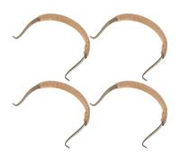 NAMOARLY Teapot Handle Replacement U-Shape 4pcs Rustic Rope Wrapped Anti-Scald Kettle Grip Accessory for Ceramic and Pottery Teapots for Chinese and Japanese Tea Kettles