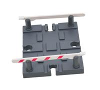 NAMOARLY Train Track Accessory Railing Barrier Model for Playroom Garden Decorative Road Block Plaything for Boys and Girls Railway Scene Building