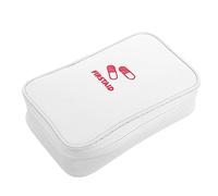 NAMOARLY Travel Pill Organiser Hiking Nursing Pouch Household Medicine Bag Emergency Kit