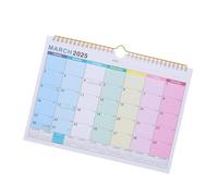 NAMOARLY Wall Calendar Month Hanging Planner with Hook Thick International Holidays Included Wallmounted Design for Home and Office Organization Jan Jun
