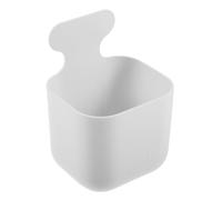 NAMOARLY Wall Mount Remote Control Storage Box White Plastic with Magnet Wear Resistance Space Saving Design for School and Office Use