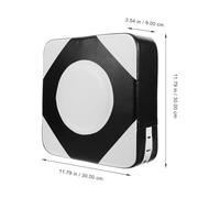 NAMOARLY Wall-mounted Boxing Pad 30x30cm Thickened Shock-absorbing Punching Wall Pad for Home Training Exercise Boxing Workout, Black and White