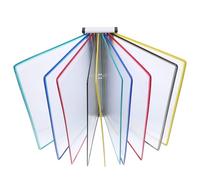 NAMOARLY Wall Mounted File Folder Organizer with Multi-Size Document Slots Literature Display Rack for Brochures and Flyers Designed for Office and Exhibition Spaces