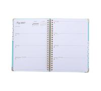 NAMOARLY Weekly and Monthly Planner Reinforced Cover with Spiral Binding 2027 Metal Corners, and Clearly Marked Date Boxes Organizer to Plan Appointments, for College and School Students