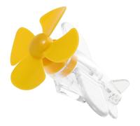 NAMOARLY Wind Powered Motorcycle Airplane Lamp with LED Lights, Easy Installation Plastic Mini Airplane Decor for Dashboard Decoration, Enhancing Visibility and Atmosphere at Home
