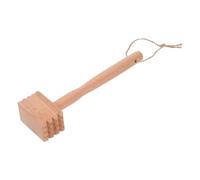 NAMOARLY Wood Dual-Sided Meat Tenderizer Hammer, Kitchen Mallet Pounder for Steak Beef and Fish, Beech Wood Manual Tenderising Tool with Comfortable Grip for Home Cooking