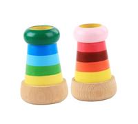 NAMOARLY Wood Kaleidoscope for Beautiful Educational Kaleidoscope with Light Show Handmade Developmental for Boy Girl and Year