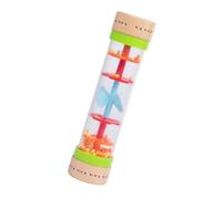 NAMOARLY Wooden Rain Sound Tube Educational for Early Learning Plaything with Cartoon Design Sensory Development Rainstick for Boys and Enhances Grasping and Auditory Skills