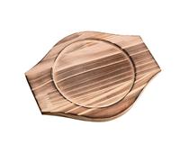 NAMOARLY Wooden Stone Bowl Heat Insulation Mat Protective Kitchen Placemat for Stone Bowls Elegant Design Compact for Home Decor